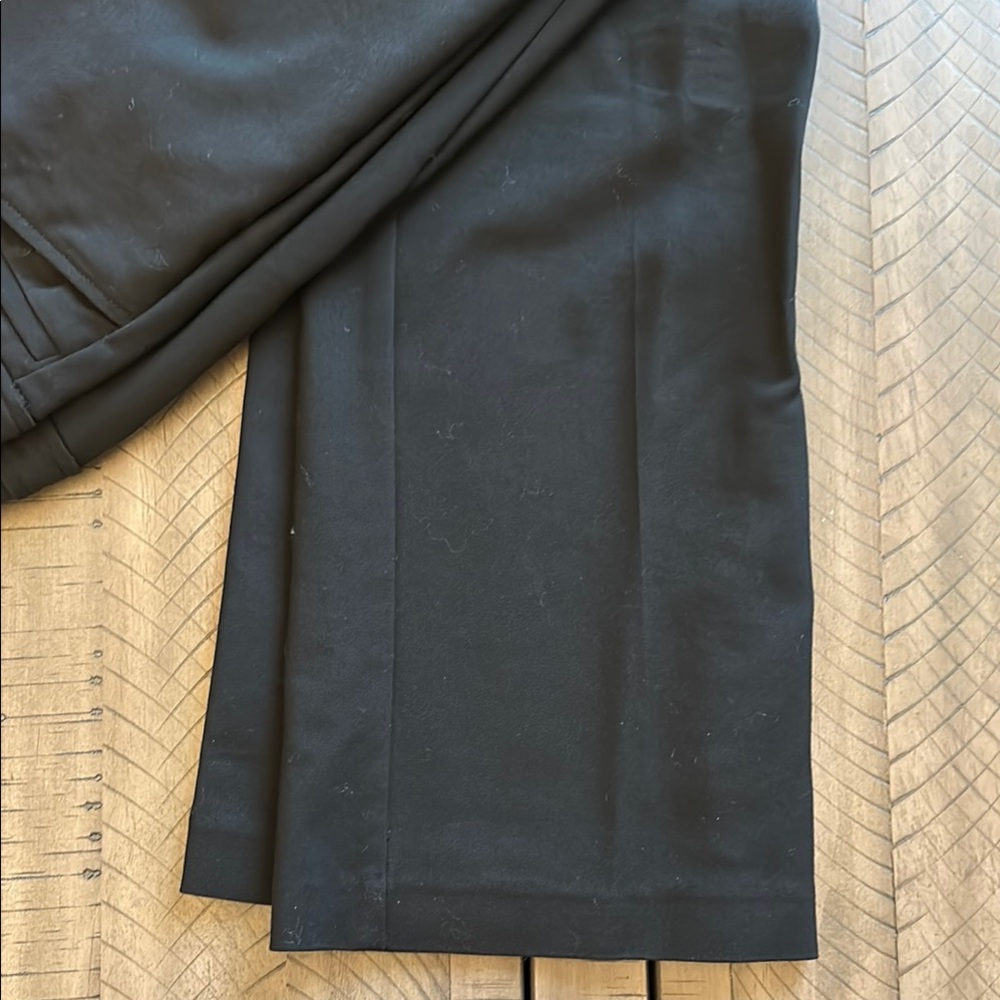 New York & Co 7th Avenue Black Flare Leg Dress Pants Trousers - Picture 7 of 9